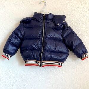 100% Authentic Kids BURBERRY JOSAIH PUFFER Jacket Size 4Y .